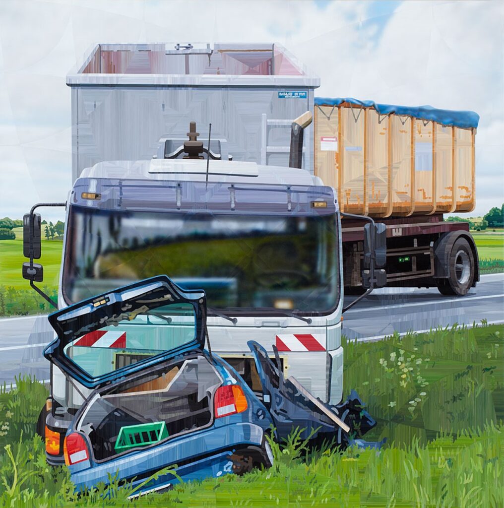 Presset, 2010, acrylic on board , 175 x 175 cm