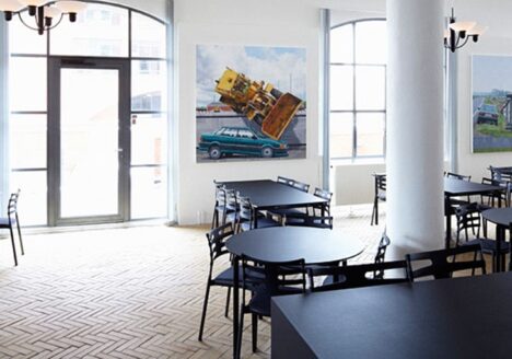 Installation View, Paintings by Allan Otte commissioned by Erhvervs- og Byggestyrelsen (Danish Enterprise And Construction Authority)