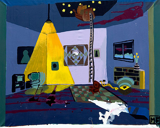 Martin Fraenkel U.T. 2008 acrylic on canvas 130 x 170 cm