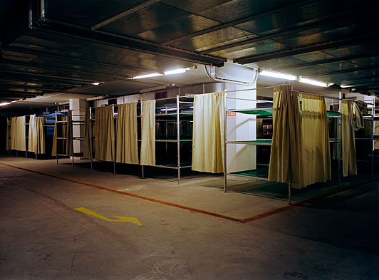Ivan Petrović Underground Shelters Wien 2004 C-type photograph 51 x 69 cm edition: 2/10 Atomic shelter in Vienna, Austria, 2004