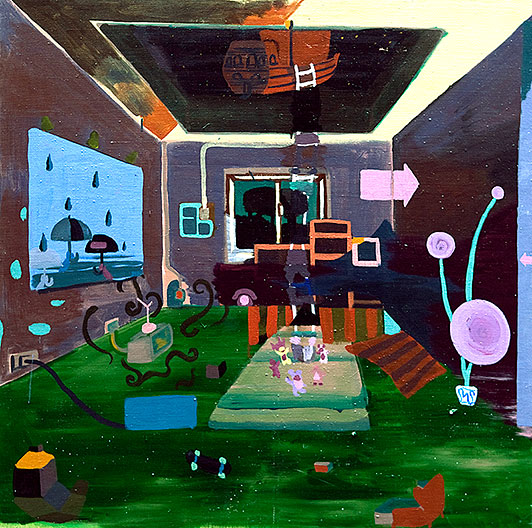 Martin Fraenkel U.T. 2008 acrylic on canvas 150 x 148 cm