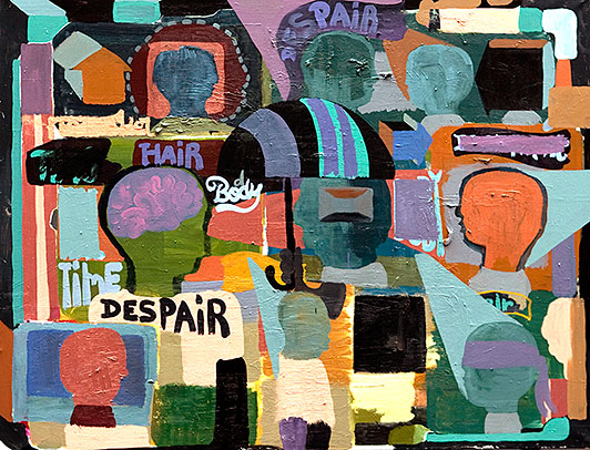 Martin Fraenkel U.T. 2008 acrylic on canvas 170 x 130 cm