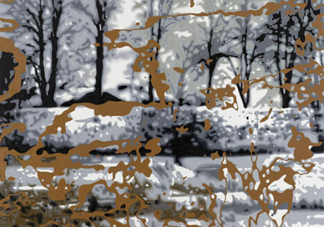 Christian Skeel: Untitled. 2007, oil on canvas, 178 x 178 cm.