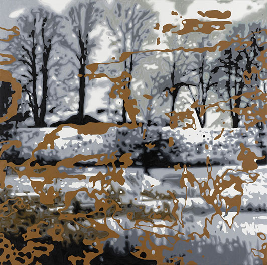 NÆRBILLEDER (CLOSE-UPS) Christian Skeel: Untitled. 2007, oil on canvas, 178 x 178 cm.