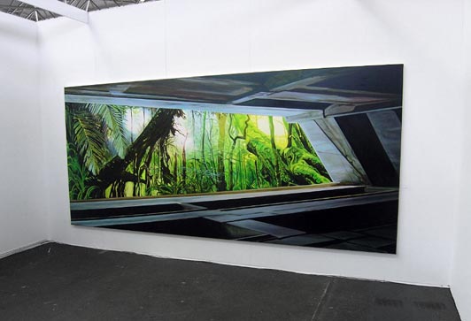 G-brecht Shaft 2005 oil on canvas 180 x 400 cm Courtesy of the artist