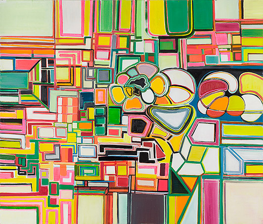 Anna Sørensen Untitled 2006 oil and acrylic on canvas 170 x 200 cm Collection: Holstebro Kunstmuseum