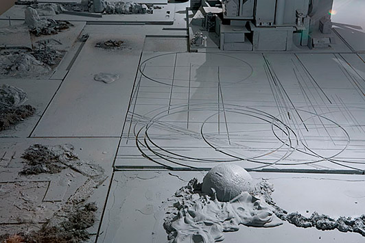 Jesper Fabricius Our Dreams and Desires 2007 mixed media 4 x 9 m