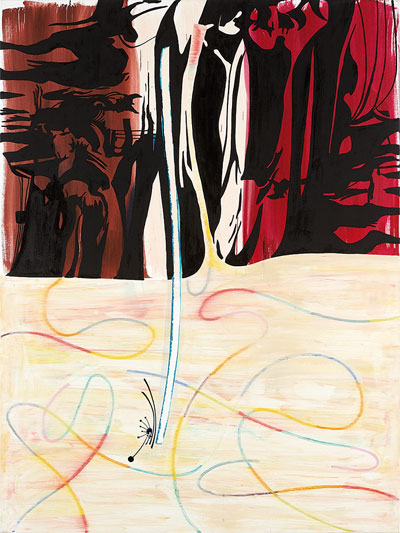 Claus Carstensen and Nils Erik Gjerdevik Untitled 2005 oil, acrylic and indian ink on canvas 180 x 135 cm