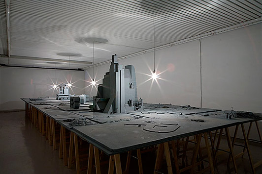 Jesper Fabricius Our Dreams and Desires 2007 mixed media 4 x 9 m