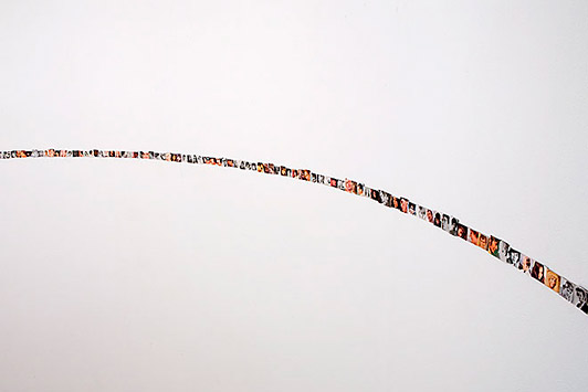 Jesper Fabricius Helte fra den seksuelle revolution 2007 collage 4 x 600 cm