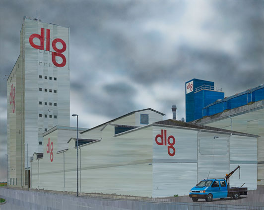 Allan Otte DLG Blues 2005 acrylic on board 152 x 190 cm