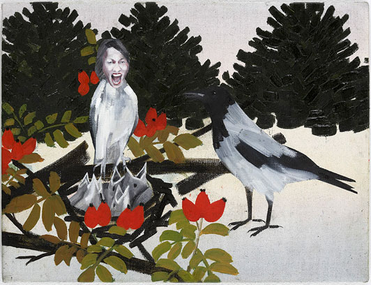 Lise Blomberg Andersen Vi er alle sultne 2005 oil and acrylic on canvas 30 x 40 cm