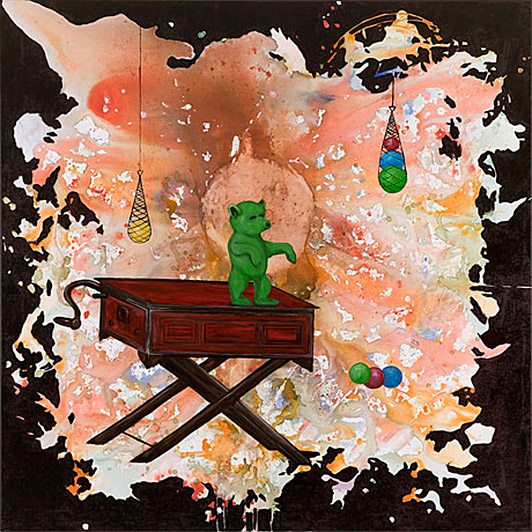Anders W. Ø. Larsen Anonymous 2007 oil and acrylic on canvas 160 x 160 cm