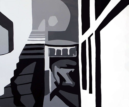 Anne Sofie Bird Møller Untitled 2005 alkyd enamel on canvas