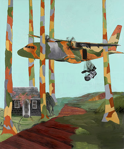 Mie Mørkeberg Untitled 2005 alkyd, oil, spray paint and acrylic on canvas 180 x 150 cm