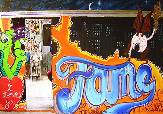 James Jessop Subway Art 2006 oil and acrylic on canvas 125 x 171 cm