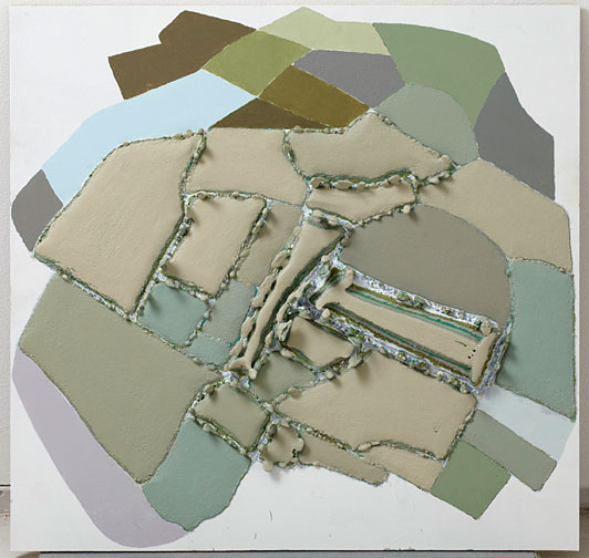 Marie Søndergaard Lolk U.T. 2009 acrylic on board 72 x 75 cm