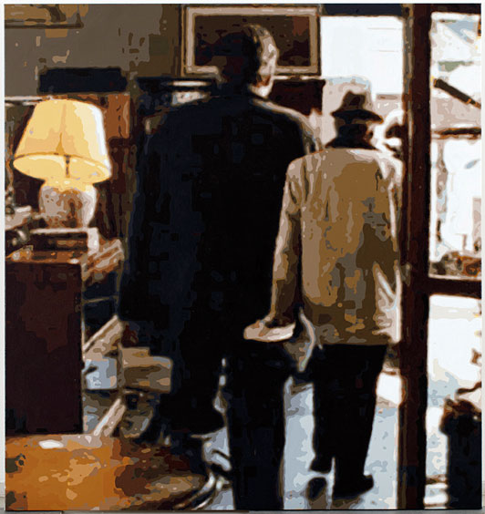 Christian Skeel U.T. 2009 oil on canvas 126 x 119 cm