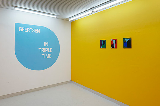 Geertsen - In Triple Time, 2009. Installationsview