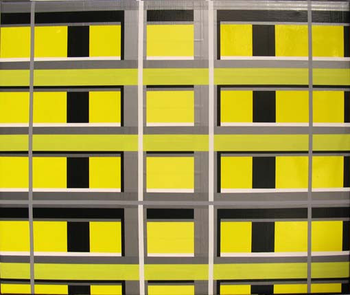 Anne Sofie Bird Møller U.T (from series Desert Music) 2008 mixed media on canvas 90 x 110 cm