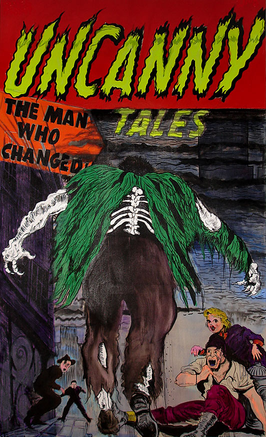 James Jessop Uncanny Tales 2008 oil and acrylic on canvas 250 x 342 cm