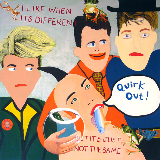 Harry Pye Stump 2006 acrylic on canvas 91 x 91 cm