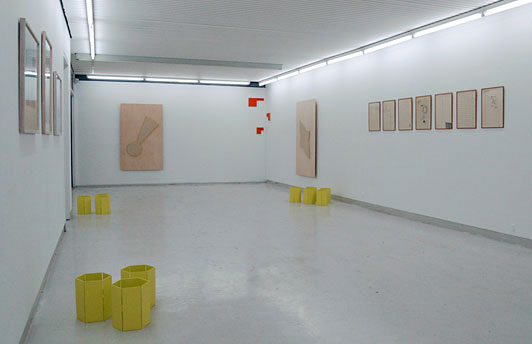 Arbejder fra tresserne. Installationview