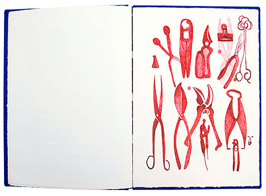 Joan Linder Mama 2008 artist bound book ink on paper,