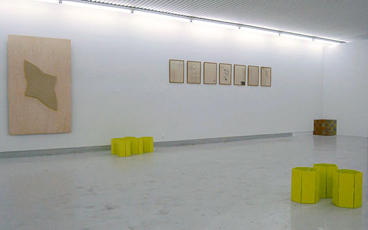 Arbejder fra tresserne. Installationview