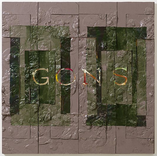 Marie Søndergaard Lolk U.T. 2007 acrylic and alkyd on board 120x120 cm
