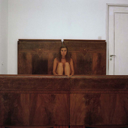 Christina Dimitriadis Living Together - Bedroom 1999 Lambda print 120 x 120 cm edition 3