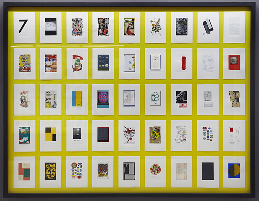 Christian Vind Ekstrakt 4 2008 mixed media on paper 156 x 202 cm