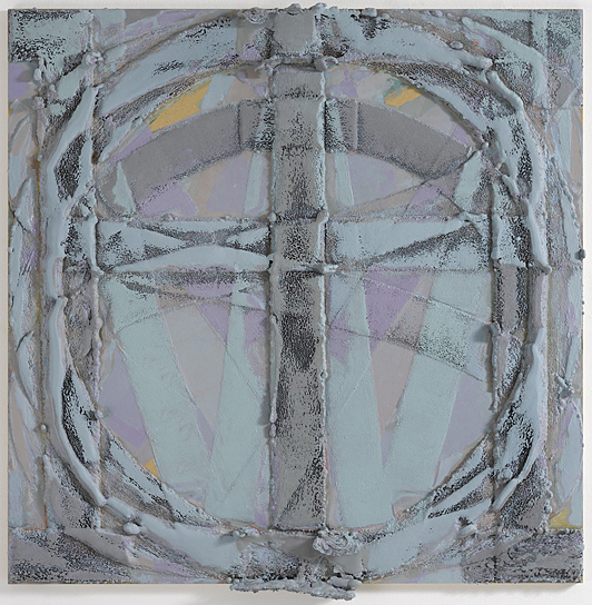 Marie Søndergaard Lolk U.T. 2008 acrylic and alkyd on board 120x120 cm