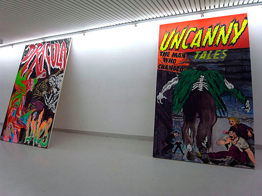 Installation views James Jessop’s solo exhibition: Uncanny Tales, Galleri Tom Christoffersen, 2009