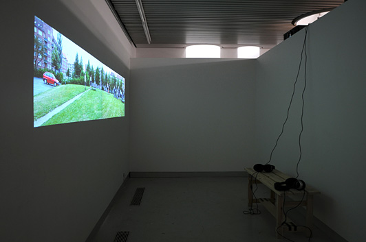 Installation view Cube Hanne Nielsen & Birgit Johnsen 26.03.-24.04.2010, Galleri Tom Christoffersen Cube, Cph.
