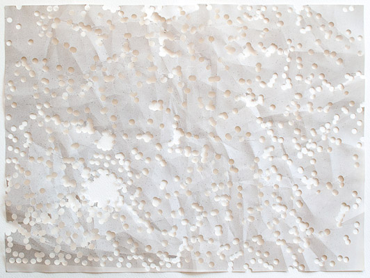 Aspen Mays Punched out stars 8 2011 Silver gelatin print 12 x 15 inches Unique