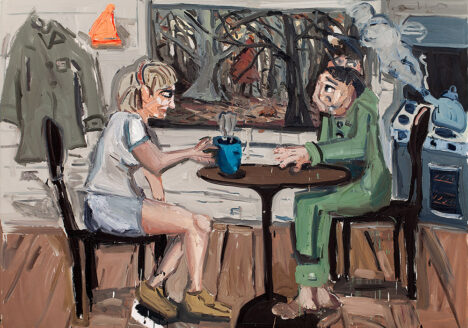 Dan Schein: Incompetence. 2013, olie på lærred, 168 x 233 cm