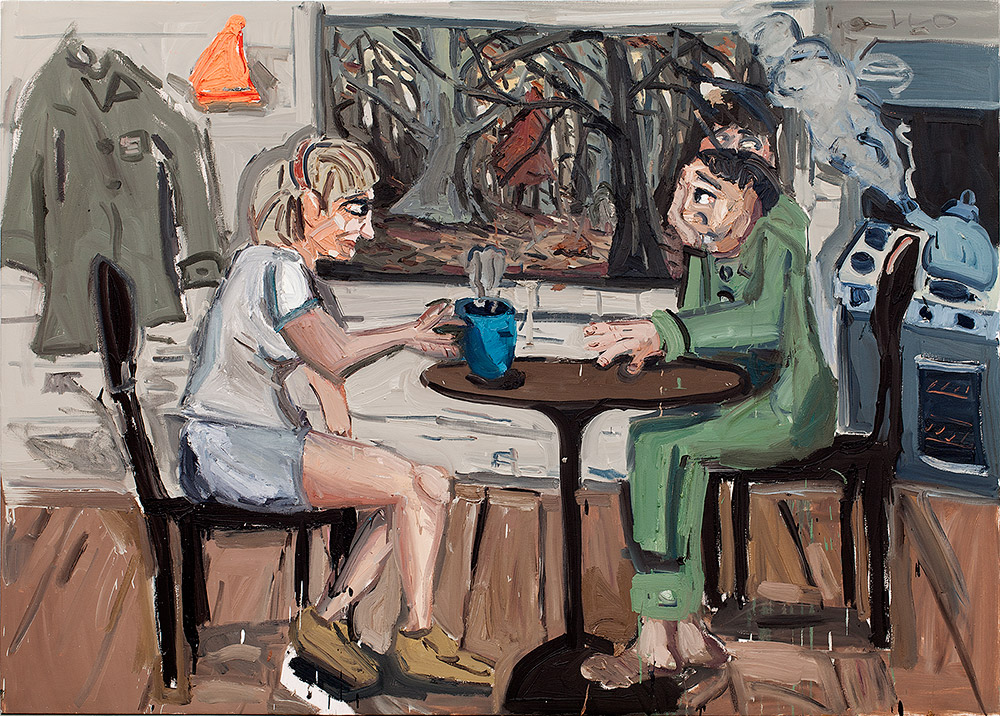 Dan Schein: Incompetence. 2013, olie på lærred, 168 x 233 cm