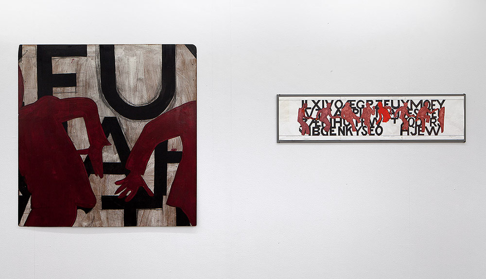 10 John Davidsen Installation view Galleri Tom Christoffersen 2012 Click on the image to enlarge