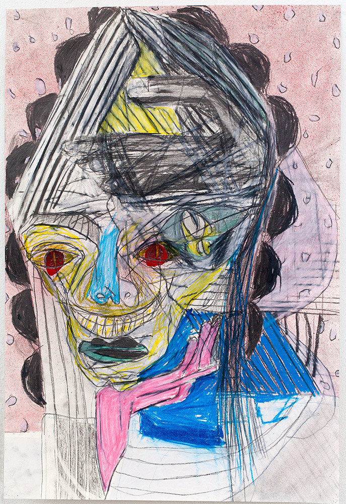 Anthony Miler Untitled 2012 mixed media on paper 68 x 46 cm