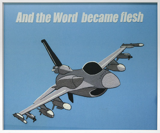 Andreas Schulenburg And The Word Became Flesh 2010 Felt 83 x 110 cm