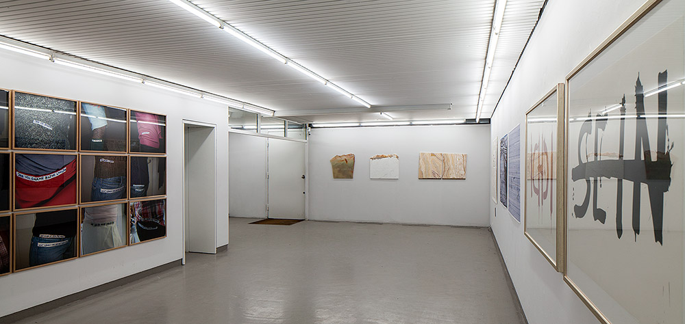 WHEN WORDS COLLIDE Installation view Galleri Tom Christoffersen 2014