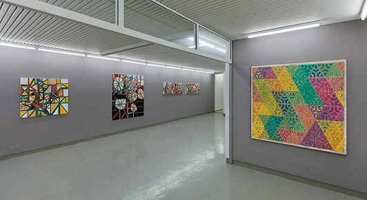 Installation view Anna Sørensen, Malte Fisker, Niels Nedergaard Modus Operandi Galleri Tom Christoffersen, 2011