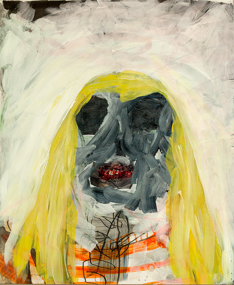 Anthony Miler Untitled 2012 Oil on paper mounted on canvas 43 x 35 cm