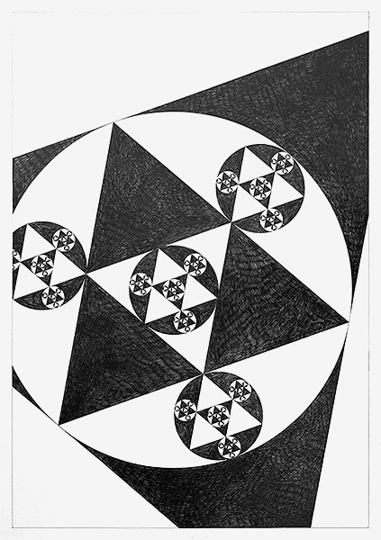 Henrik Menné Untitled 2012 Pencil on paper 84 x 59,4 cm