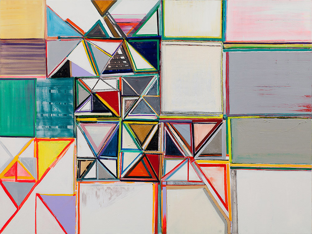 Anna Sørensen Uden titel 2013 akryl og olie på lærred 150 x 200 cm
