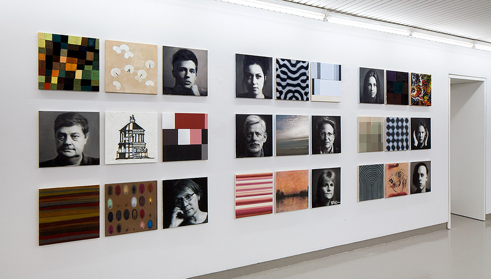11 Christian Skeel: Portrætter Installation view Galleri Tom Christoffersen 2013