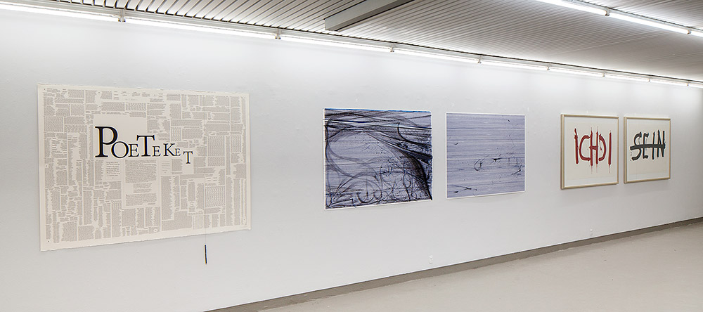 WHEN WORDS COLLIDE Installation view Galleri Tom Christoffersen 2014