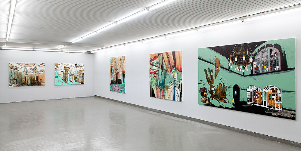 Mie Mørkeberg Installation view Galleri Tom Christoffersen 2012