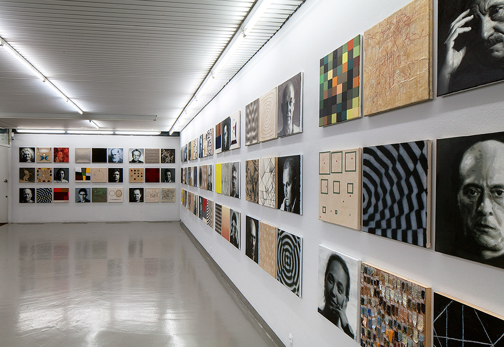 12 Christian Skeel: Portrætter Installation view Galleri Tom Christoffersen 2013